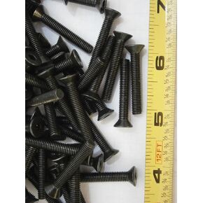حزمة جديدة من مسامير الماكينة 10/32 × 1-1/4 سبيكة قبعة قبعة مسطحة الكثير من 72#2834A متعددة الأغراض مجموعة متنوعة شاملة أجهزة تشويش Wnyneh03993 in Kuwait