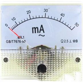 85L1-mA 2mA 3mA 5mA 10mA 15mA 20mA 30mA AC White Plastic Shell Analog Panel 1Pcs(2MA) in Saudi Arabia