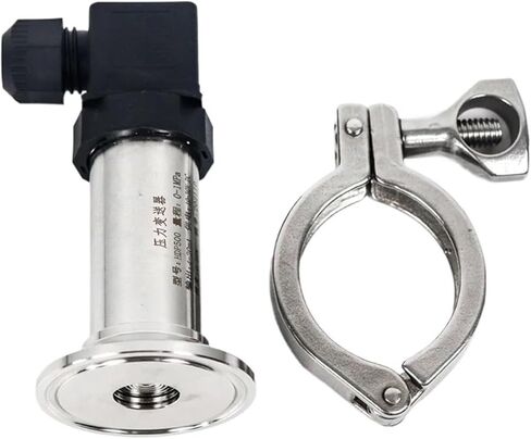 Pressure Sensor Industry Diaphragm Pressure Transmitter Flat Film Quick Fit Anti-Blocking Clamp 50.5mm Pressure Transducers(24vdc 0-10v,0-0.25Mpa) in Saudi Arabia