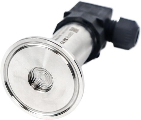 Pressure Sensor Industry Diaphragm Pressure Transmitter Flat Film Quick Fit Anti-Blocking Clamp 50.5mm Pressure Transducers(24vdc 0-10v,0-0.25Mpa) in Saudi Arabia