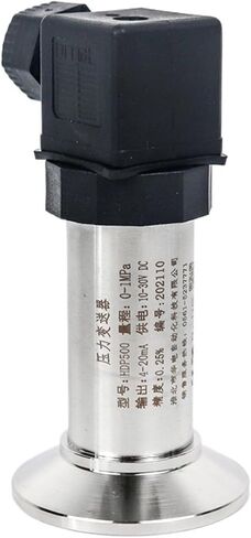 Pressure Sensor Industry Diaphragm Pressure Transmitter Flat Film Quick Fit Anti-Blocking Clamp 50.5mm Pressure Transducers(24vdc 0-10v,0-0.25Mpa) in Saudi Arabia