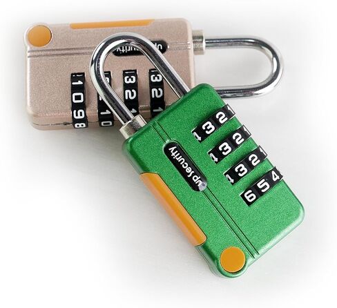 Small Combination Locker Lock, Travel Luggage Lock with Code for Suitcases and Backpacks, Combo Padlock Outdoor, Candados para Locker, Weather Resistant Latch Pad Locks (Black) in Saudi Arabia