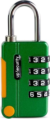 Small Combination Locker Lock, Travel Luggage Lock with Code for Suitcases and Backpacks, Combo Padlock Outdoor, Candados para Locker, Weather Resistant Latch Pad Locks (Black) in Saudi Arabia