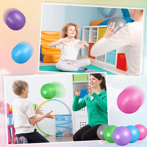 Aoriher 10 قطع 9 بوصة تمرين بيلاتيس كرة اليوغا Core Ball لاستقرار اليوغا Barre التدريب تمتد in Kuwait