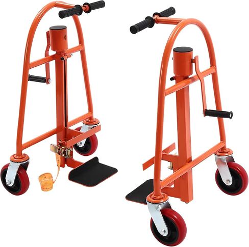 Manual Furniture and Crate Mover with Wheels Heavy Duty Furniture Movers Industrial Machinery Mover Pake Handling Tools Furniture Moving Tool -1300 lbs Capacity, 11.8" Lift Height, Set of 2 in Kuwait
