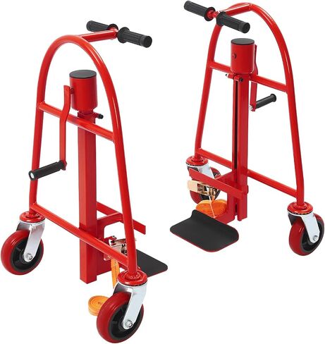 Manual Furniture and Crate Mover with Wheels Heavy Duty Furniture Movers Industrial Machinery Mover Pake Handling Tools Furniture Moving Tool -1300 lbs Capacity, 11.8" Lift Height, Set of 2 in Kuwait