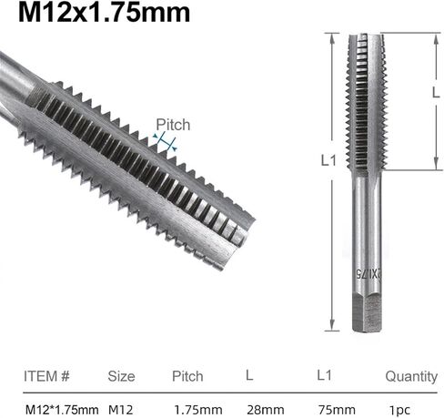 مراقب النقر باليد ، المسمار المسمار ، حفر حفر أدوات التنصت على ترابط اليد 1pcs (M4x0.7) in Saudi Arabia