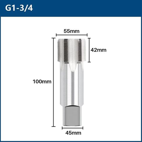 Taper Tap Tap Pipe G1/8 1/2 3/4 1 Taper Pipe Tap Metal Screw Thread Contrad Tools Scrow Tap Thuilding Towsing 1PCS (G7I8) in Saudi Arabia