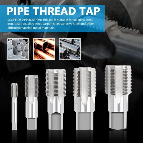 Taper Tap Tap Pipe G1/8 1/2 3/4 1 Taper Pipe Tap Metal Screw Thread Contrad Tools Scrow Tap Thuilding Towsing 1PCS (G7I8) in Saudi Arabia