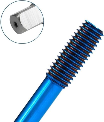 Fluteless Forming Machine Taps M2-M12 Blue Coated Thread Tap Metric Tap Drill Extrusion Taps 1Pcs(M2.5x0.45) in Saudi Arabia