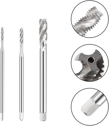 Thread Tap M2-M16 MALE MALE MALE MALE LAND 100-130MM Plute Flute SPAR TAP TAP THREATING THILE SLACE MACHT in Saudi Arabia