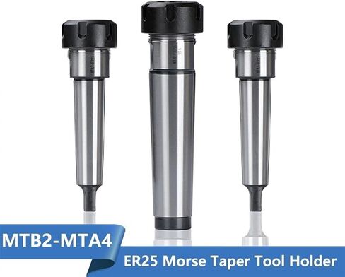 Morse Taper ER25 MTB2 MTA2 MTB3 MTA3 MTB4 MTA4 Spring Collet Chuck Holder Clamp Holder 1Pcs(MTB4 ER25) in Saudi Arabia