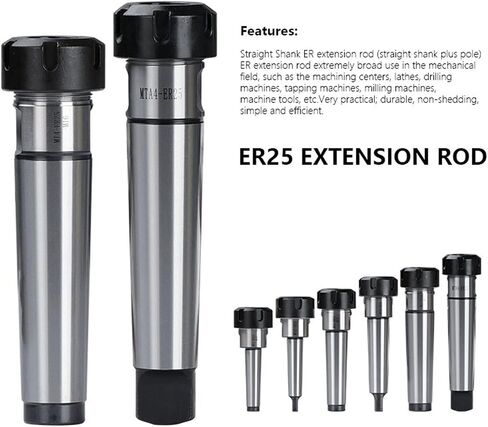 Morse Taper ER25 MTB2 MTA2 MTB3 MTA3 MTB4 MTA4 Spring Collet Chuck Holder Clamp Holder 1Pcs(MTB4 ER25) in Saudi Arabia