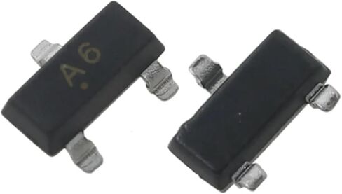 200pcs BAS16LT1G A6 SOT-23 تبديل الصمام الثنائي SMD BAS16 in Saudi Arabia