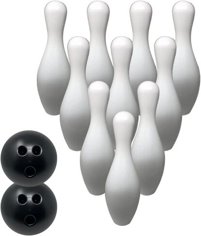 Waloo Sports Jumbo 17 "Set Bowling Set 13 قطعة مجموعة ألعاب البولينج - لعبة البولينج الداخلية أو الخارجية مع حقيبة حمل/تخزين in Kuwait