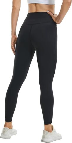 طماق للسيدات عالية الخصر ضد كروس ، زبداني ناعم السيطرة على السراويل اليوغا للتمرين الجري in Kuwait