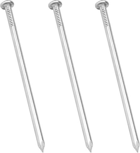 Maozaa 3 Inch Hardware Nails, 50pcs Stainless Steel 304 Hanging Nails for Hanging Pictures, Long Wood Finishing Nails in Saudi Arabia