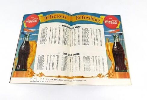 1952 Northwestern vs Ohio State College Football Program 11-1-52 - College Programs in Saudi Arabia