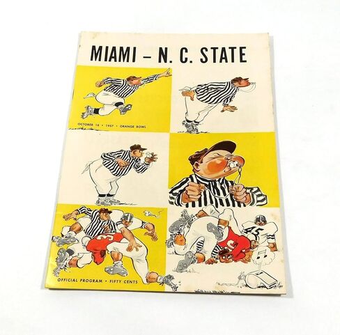 1957 NC State في Miami Florida College Football Program 10-18-57-برامج الكلية in Saudi Arabia