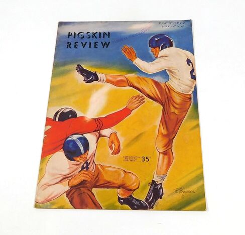 1948 Rice at USC College Football Program 10-9-48 Tobin Rote - NFL Programs in Saudi Arabia