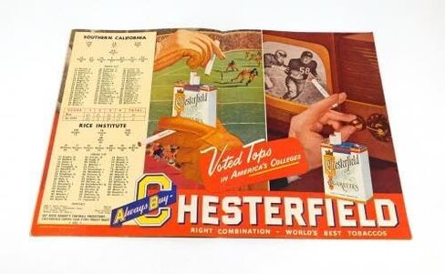 1948 Rice at USC College Football Program 10-9-48 Tobin Rote - NFL Programs in Saudi Arabia