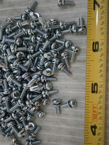 حزمة جديدة من مسامير الماكينة M3 × 8 Phillips Pan Head Steel الزنك (CR3) الكثير من 75#2467 متعددة الأغراض مجموعة متشددة للأجهزة Wnynenh04171 in Saudi Arabia