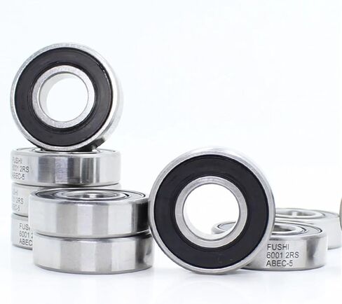 6001-2RS تحمل ABEC-5 10pcs 12x28x8mm مختومة الأخدود العميق 60012RS محامل الكرة 6001RS 180101RS in Saudi Arabia