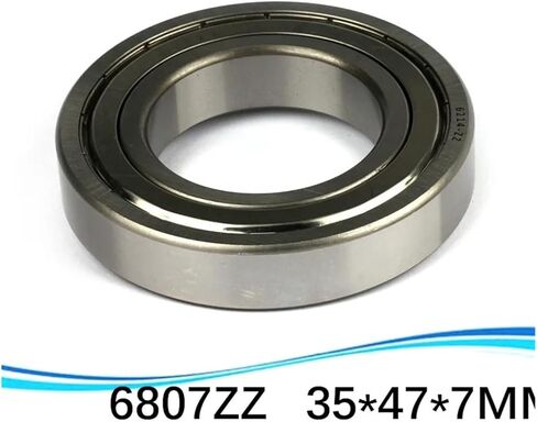 10pcs جدار رفيع جدار أخدود محمل 6807zz 35 * 47 * 7 مم بوصة تحمل الصلب RA 0.8 الآلات in Saudi Arabia