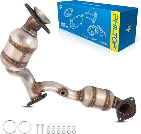 طقم محول الحفاز Philtop Direct-Fit متوافق مع Honda 1991-1993 Accord 2.2l ، 1990 Accord ، 1992-1993 Prelude Respion# 15602 ، 22624 ، 642422 ، 40195 Stainnal Steel (EPA) in Kuwait