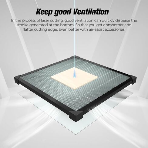 سرير ليزر Honeycomb Creality ، منصة قرص العسل مع لوحة الألومنيوم لشركة Laser Engraver و Cutter Machine ، 19.7 " * 19.7" in Kuwait