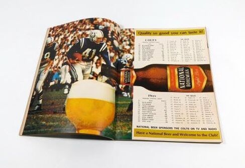 1964 San Francisco 49ers at Baltimore Colts NFL Football Program 11-1-64 - NFL Programs in Saudi Arabia