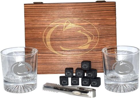 The Memory Company | Licensed NCAA Giftable Team Glass Set with Cubes in Saudi Arabia