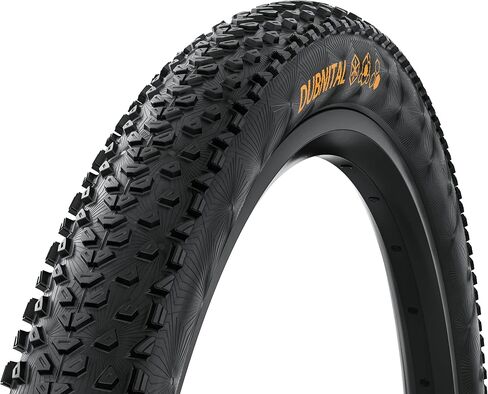 كونتيننتال Dubnital 29x2.40 Tubeless Ready Mountain Bike Tyre | 1 حزمة ، Fast & Grippy على التضاريس الصلبة ، E25 دراجة كهربائية مصنفة ، طي - مركب سريع ، غلاف درب ، أسود in Kuwait