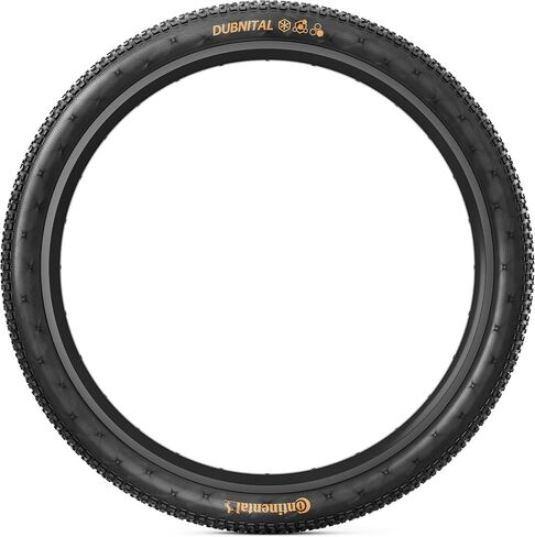 كونتيننتال Dubnital 29x2.40 Tubeless Ready Mountain Bike Tyre | 1 حزمة ، Fast & Grippy على التضاريس الصلبة ، E25 دراجة كهربائية مصنفة ، طي - مركب سريع ، غلاف درب ، أسود in Kuwait