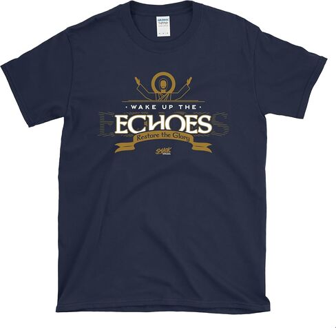 Smack Apparel Wake Up The Echoes T-Shirt for Notre Dame College Fans (SM-5XL) in Saudi Arabia