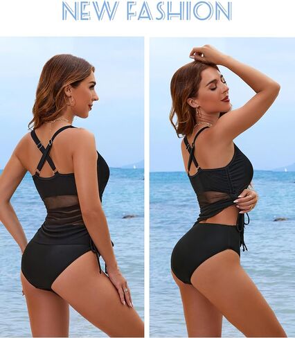 BMJL Womens One One Swimsuit Mesh Tummy Control Suit V Suit V Deck Cut Out Out Admable Swimwear in Kuwait