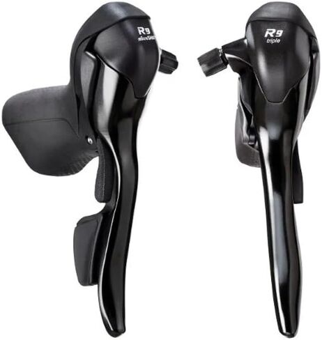 Microshift R9 Drop Bar Shift/Brake Lever Set - 3 × 9 سرعات ، متوافقة ، أسود in Saudi Arabia