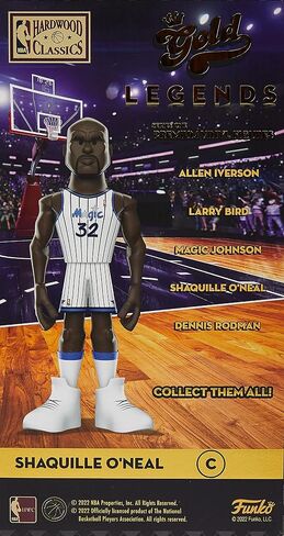 الذهب 12 "NBA LG: Magic- Shaquille O'Neal w/Chase in Saudi Arabia