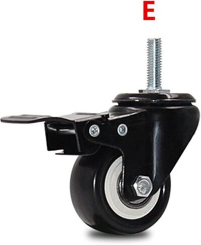 2 Super Load-Bearing 250KG,2.5 Inch Low Center Casters/Wheels for Large Display Racks 1Pcs(E25) in Saudi Arabia