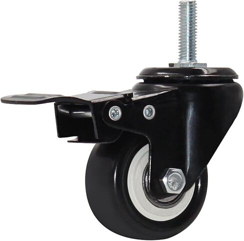 2 Super Load-Bearing 250KG,2.5 Inch Low Center Casters/Wheels for Large Display Racks 1Pcs(E25) in Saudi Arabia