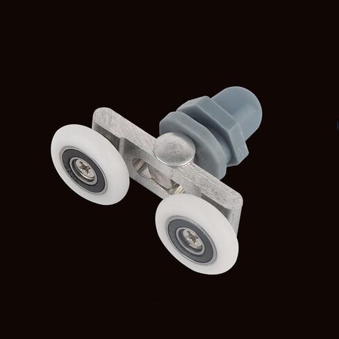 19 23 25 27mm Glass Sliding Door Swinging Double Wheel Pulley Bearing Rollers Runners Wheels 1Pcs(23mm) in Saudi Arabia