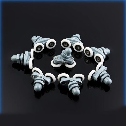 Twin Shower Door Rollers Runners 19 23 25 27mm Wheels Diameter 8 PCS(23mm) in Saudi Arabia