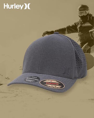 Hurley Men's Baseball Cap - Sweat-Wicking Fitted Baseball Hats for Men (S-XL) in Saudi Arabia