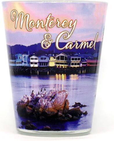 Monterey-Carmel California Photo Collage Shot Glass in Saudi Arabia