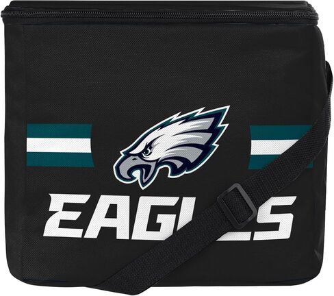 FOCO NFL Officially Licensed Primary Logo Team Stripe 6 or 12 Pack Soft Insulated Game Day Football Lunch Tote Cooler in Kuwait