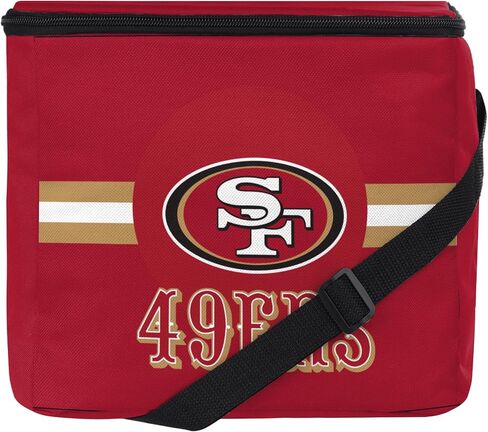 FOCO NFL Officially Licensed Primary Logo Team Stripe 6 or 12 Pack Soft Insulated Game Day Football Lunch Tote Cooler in Kuwait