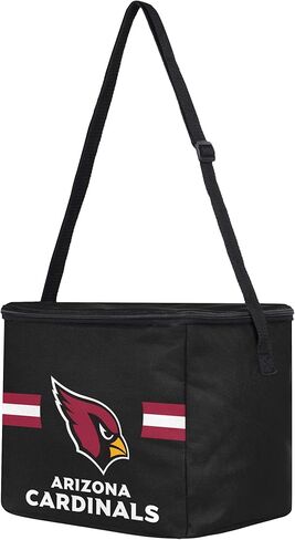 FOCO NFL Officially Licensed Primary Logo Team Stripe 6 or 12 Pack Soft Insulated Game Day Football Lunch Tote Cooler in Saudi Arabia