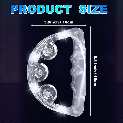 Yunsailing 12 Packs Light up Tambourines With White Flashing LED Handheld Percussion Instrument Glow in The Dark Ring Metal Jingles for Teenagers Adults Wedding Concerts Performance Party Favors Bulk in Saudi Arabia