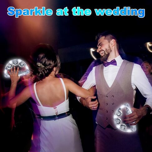 Yunsailing 12 Packs Light up Tambourines With White Flashing LED Handheld Percussion Instrument Glow in The Dark Ring Metal Jingles for Teenagers Adults Wedding Concerts Performance Party Favors Bulk in Saudi Arabia