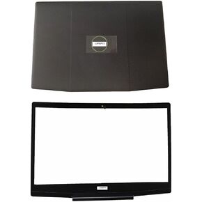Replacement Laptop LCD Back Cover Top Case Rear Lid and Front Bezel Frame for Dell G3 15 3590 07MD2F 747KP 7MD2F 0747KP Blue